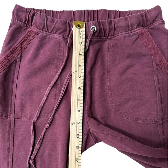 Anthropologie Saturday Sunday | Theo Utility Jogger Pants in Burgundy (XSmall) - Picture 5 of 8
